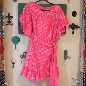 NWT Lilly Pulitzer Faux-Wrap Dress